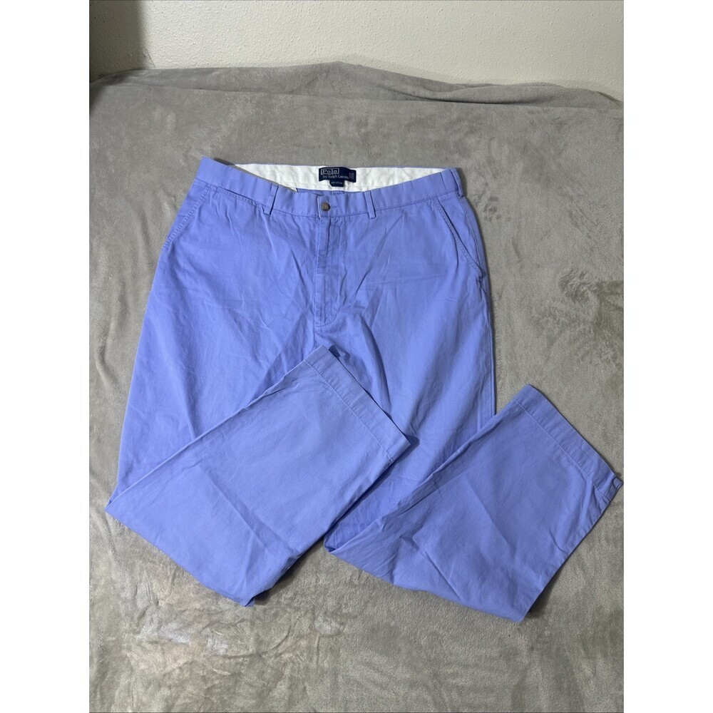 Polo Ralph Lauren chino pants 36x30 blue straight leg casual golf preppy